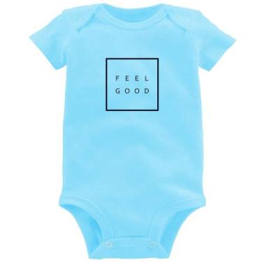 Imagem de Body Bebê Feel Good - Foca na Moda, Azul bebê, GG