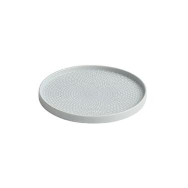 Imagem de Prato de salada de frutas estilo ocidental de cerâmica, disco criativo de fundo plano - 25,4 cm