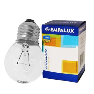 Imagem de Lâmpada Mini Incandescente Bolinha Clara 15W 127V E27 - EMPALUX