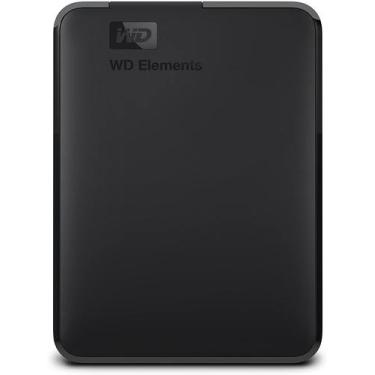 Imagem de HD Externo 1TB WD Elements Preto - Alta Capacidade e Transferência Ráp