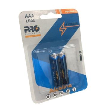 Imagem de Pilha Alcalina Aaa Proeletronic Pqpa-aaa2 (lr03) Com 2 Unidades