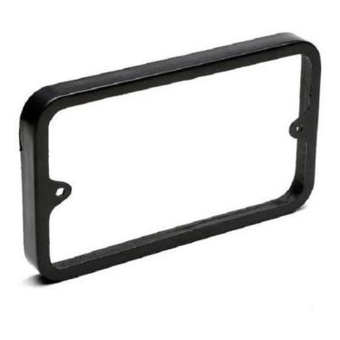 Imagem de Aro Preto Do Farol Retangular De Plástico - Mobilete