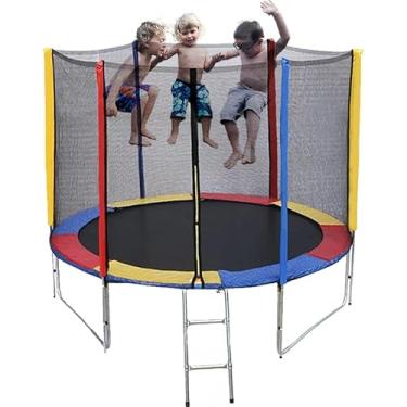 Imagem de Cama Elástica 3.4m com Zíper de Segurança – Suporta 380kg, Rede Antiderrapante, Molas de Aço Inox – Ideal para Crianças e Adultos, Uso em Casa ou Comércio
