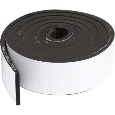 Imagem de Storystore Fita de isolamento de espuma autoadesiva, 5 cm x 0,5 cm x 3 m para portas e janelas, vedação de porta à prova de som, faixa de clima, tira de vedação de ar condicionado