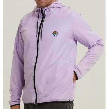 Imagem de Jaqueta Corta Vento Masculino Lilás WSS Diamond Colors - Web Surf Shop