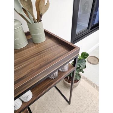 Imagem de Aparador Buffet Adega Cervejeira Frigobar com Cantinho do Café Preto A