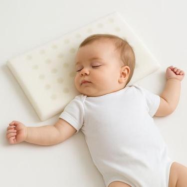 Imagem de Travesseiro Anti Sufocante Para Bebê - Envio Imediato - Criativa, Bran