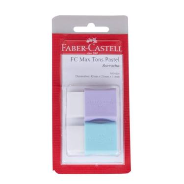 Imagem de Borracha Max Tons Pastel Com 2  Faber Castell