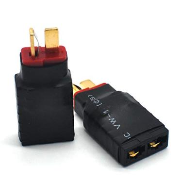 Imagem de Padarsey Deans T Plug macho para Traxxa TRX adaptador conector fêmea sem fios conectores de bateria RC conjunto de adaptadores conversor (2 peças)