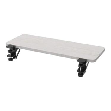 Imagem de AsrMyjcx Bandeja extensora ergonômica para mesa, apoio para pulso, apoio de braço, suporte de mesa dobrável, para pulso para mesa, teclado de escritório, 55 Cm X 24 Cm X 8.5