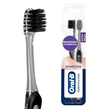 Imagem de Escova Dental Oral-B 3D Whitening Therapy Purification com Cerdas Extras Macias - 2 unidades