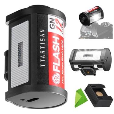 Imagem de TTARTISAN M01 Mini Flash Speedlite para Câmera, GN12, 5600K ±200K, Bateria Integrada, 4 Níveis de Potência, Luz de Preenchimento de Sapata para Canon, Fuji, Sony, Nikon, Leica, Pentax, Olympus