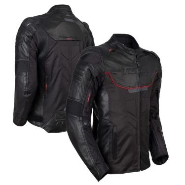 Imagem de Jaqueta De Moto Couro Texx Falcon V2 Masculina L (G)