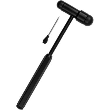 Imagem de Martelo de Reflexo Neurológico Buck, Preto, com Agulha para Teste de Sensibilidade (All Black)