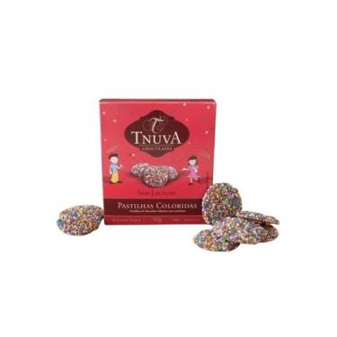 Imagem de Chocolate Vegano Pastilhas Coloridas Tnuva 50g - Pastas e Doces Vegano