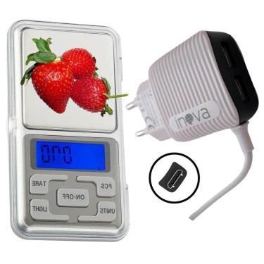 Imagem de Mini Balanca Precisao Portatil Ouro Joia Prata E Cozinha 0,1