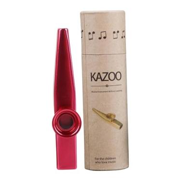 Imagem de menolana Instrumento musical Kazoo, presente leve, ukulele, acompanhamento exclusivo, lembrancinhas para festa, piano de brinquedo fácil de tocar, flauta de, Vermelho