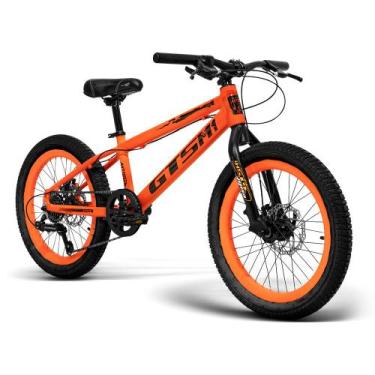 Imagem de Bicicleta GTSM1 MTB20 Câmbio Shimano 7v Freio a Disco, Laranja neon