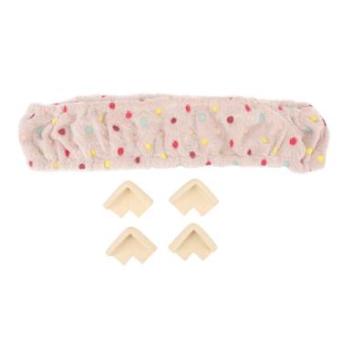 Imagem de 40x40cm Flanela Tapet Compare a Tampa da Moldura Elástica da Banda de Pinça de Tira de Tapete de Tapete de Tapete, Tampa da Estrutura de Tape (Azul escuro) (Rosa) (Bege) (Khaki leve)