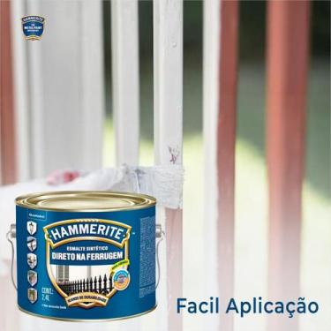 Imagem de Tinta P/ Metais Esmalte Sintetico Brilhante 2,4l Hammerite, marrom
