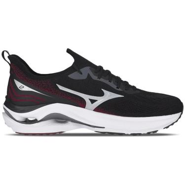 Imagem de Tênis Mizuno Wave Zest 2 - Masculino - 42 - Preto-Vermelho