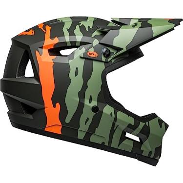 Imagem de BELL Capacete Sanction 2 DLX MIPS adulto Full Face Mountain BMX Downhill Bike - Verde escuro fosco/laranja, grande