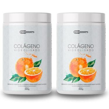 Imagem de Colágeno Hidrolisado 2 Potes Sabor Tangerina Pro Corps