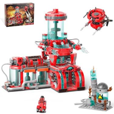 Imagem de QIAOLETONG Space Fire Station Builidng Set YC316
