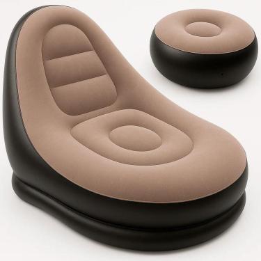 Imagem de Sofá Inflável Portátil Ideal Para Dormir Em Viagens