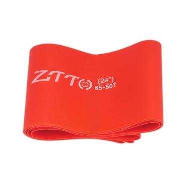 Imagem de KiBcsLic Revestimento de pneu de bicicleta de nylon, tira de bicicleta para prevenção de furos, leve, para mountain bike, largura interna de 65 mm para