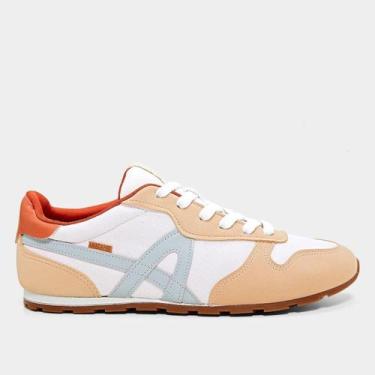 Imagem de Tênis Anacapri Virginia Feminino, Branco, Marrom, 37