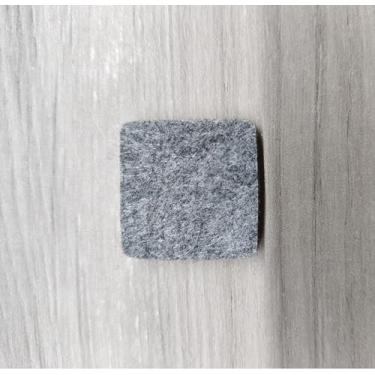Imagem de Almofadas de feltro 8 peças, almofadas de móveis de feltro para proteger pisos de madeira, quadrado de 2,8 cm, design autoadesivo, proteção contra cortes, amassados e arranhões, cinza escuro
