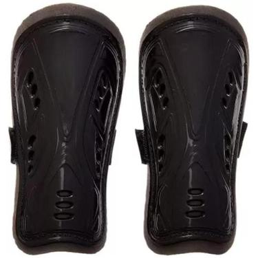 Imagem de Kit Caneleira Futebol Infantil Juvenil Triatleta Leve Ajustável Proteç