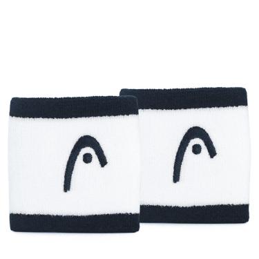 Imagem de Munhequeira Head 2.5 Curta Marinho e Branco - Com 02 Unidades-Unissex