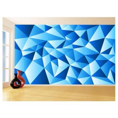 Imagem de Papel De Parede 3D Geométrico Formas Linhas Cor 3,5M Gmt138 - Você Dec