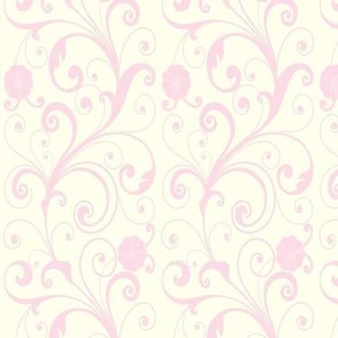 Imagem de Papel Parede Flor Rosa Fundo Amarelo Claro Adesivo Lavavel - LRP