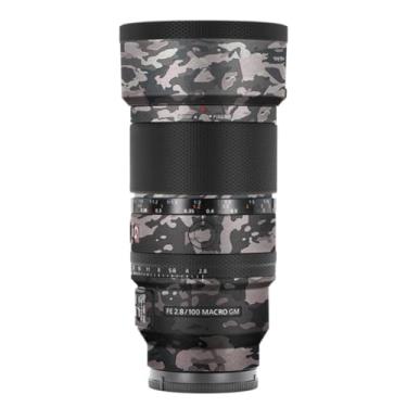 Imagem de 100 2.8 Câmera Macro Lens Skin Vinil Wrap Filme Adesivo para Sony FE 100 mm F2.8 Macro GM OSS Protector Decalques Acessórios FE 2.8/100 (Camuflagem de Campo, para Sony FE 100 mm F2.8 Macro GM OSS)