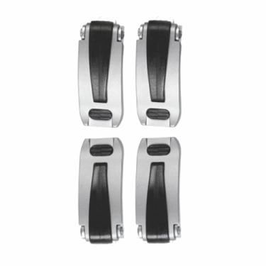 Imagem de Kit Fecho Bota Motocross Adulto Pro Tork Combat 4 Prata Tam. único