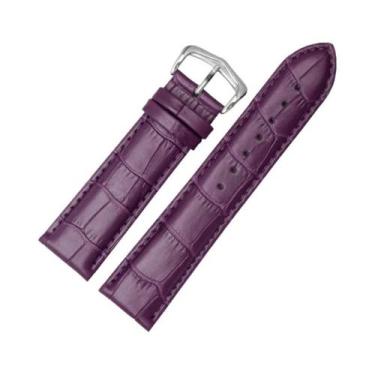 Imagem de Pulseira De Couro Para Relógio Série Turtle TNK Interface Plana 12-24m