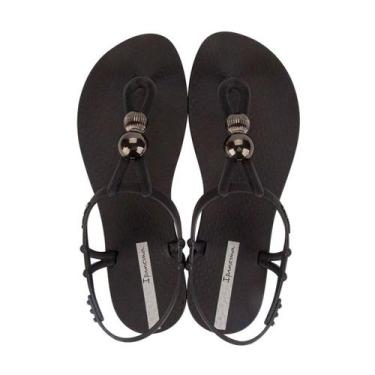 Imagem de Sandália Rasteira Feminina Ipanema Class Sphere - Grendene, Preto, 36