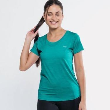 Imagem de Camiseta Poliamida Feminina Marcio May Fitness Fitness Vivant Deep Teal-Feminino