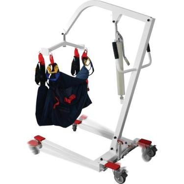 Imagem de Cadeira de rodas Obeso 180 kg D500 Dellamed, Largura assento 60cm, Bra