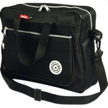 Imagem de Bolsa Executiva Lona 2 Bolsos Preta - Goodie