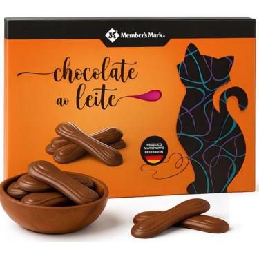Imagem de Chocolate Ao Leite Língua De Gato 100g Alemão Member's Mark