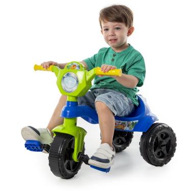 Imagem de Triciclo Kemotoca Carrinho Passeio Motoca Tico Tico Criança Dino