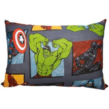 Imagem de Fronha Infantil 100% Algodão Vingadores Travesseiro Menino - Portallar