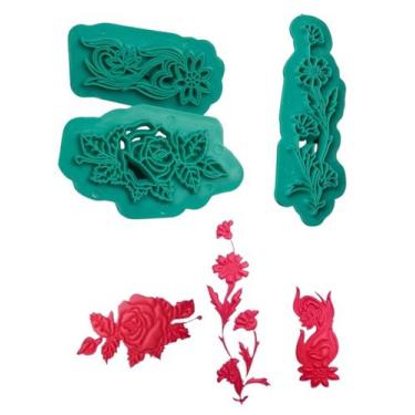 Imagem de Marcador decoração de flores 3 pçs - gmezn677 -  Prime Chef