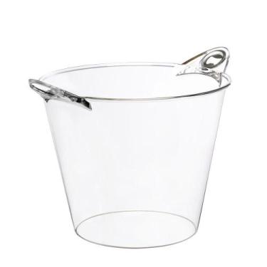 Imagem de Balde Gelo Beer Champanheira Multiuso Cerveja Festas Eventos Cor:trans