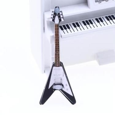 Imagem de Miniatura Violão Instrumentos Musicais 1:12 Casa Boneca - GENÉRICA