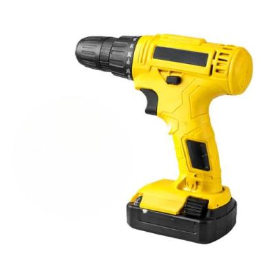 Imagem de Parafusadeira e Furadeira a Bateria 12V Bivolt com Kit 15 Peças, Mandr